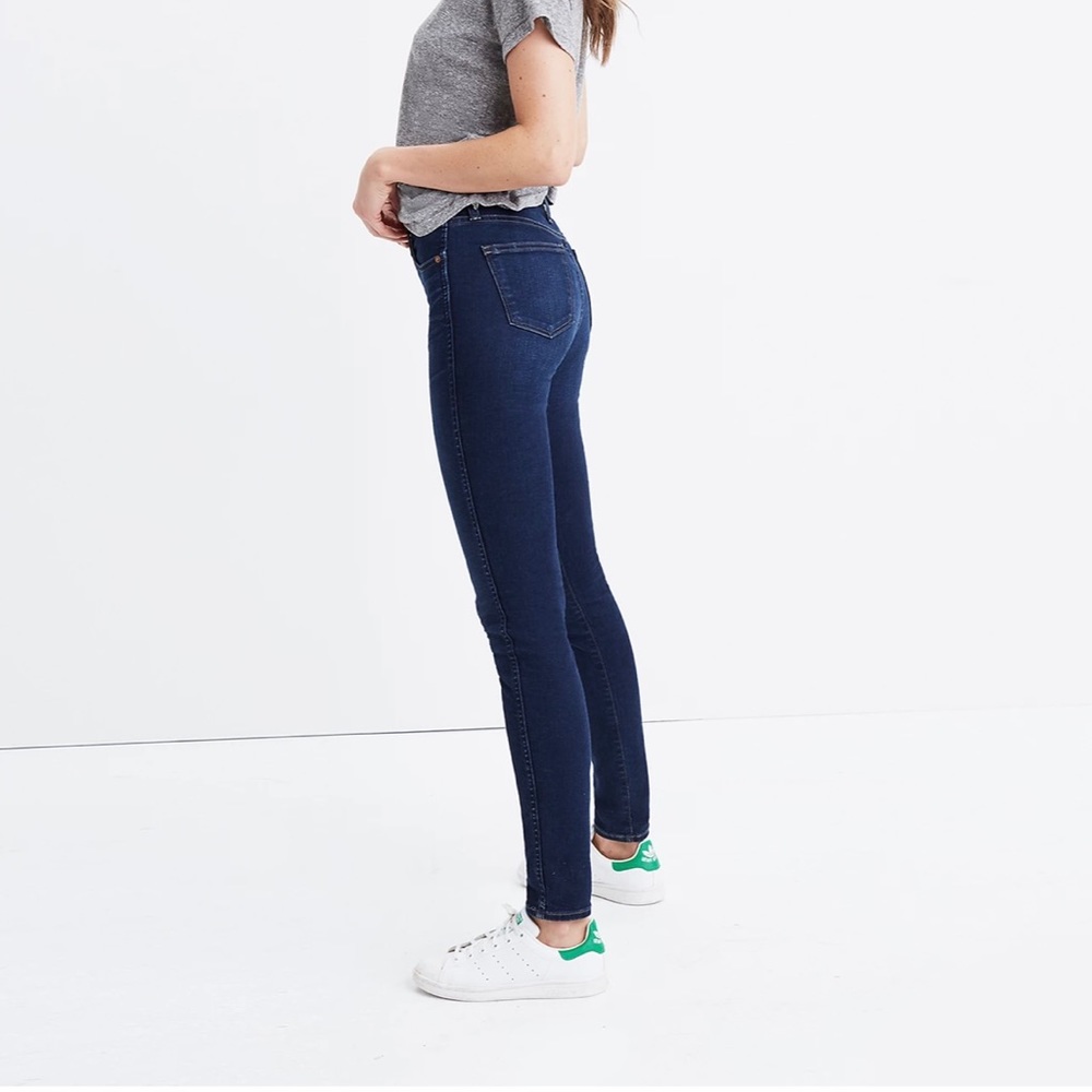 10" High-Rise Skinny Jeans in Hayes Wash